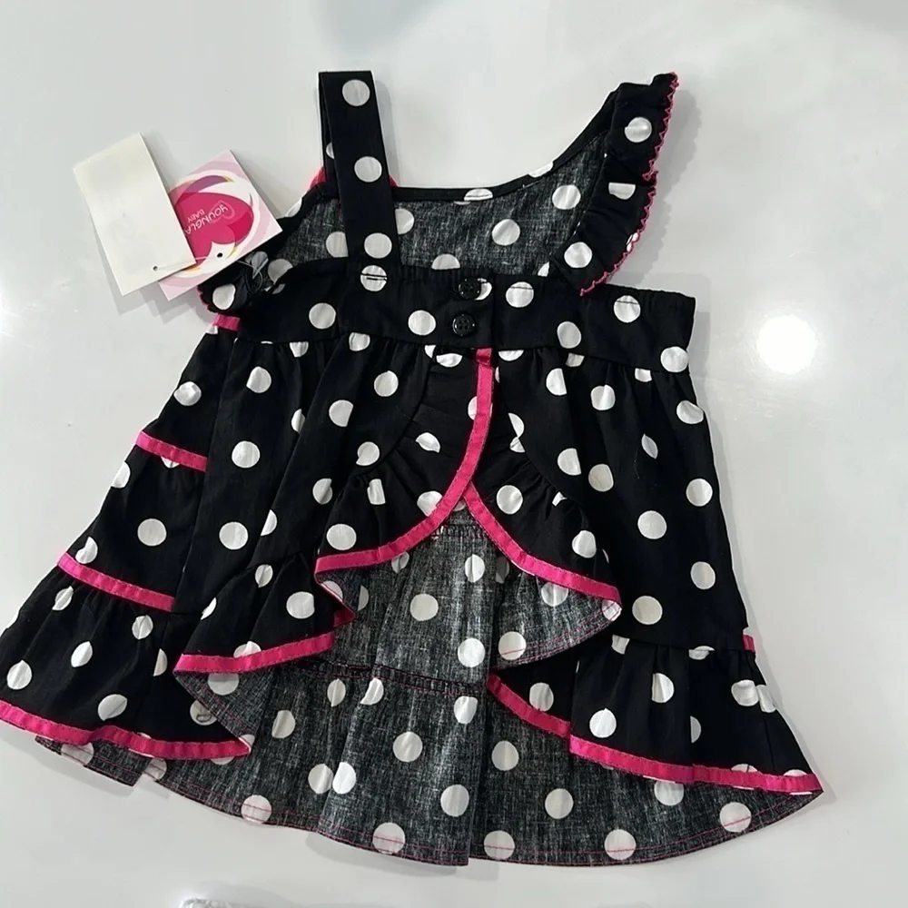 Polka dot matching set